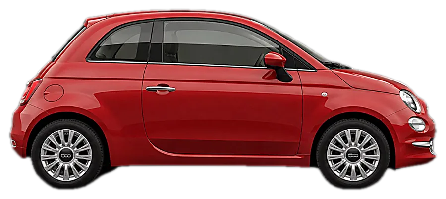Fiat 500 — rent a car in Crete, Heraklion