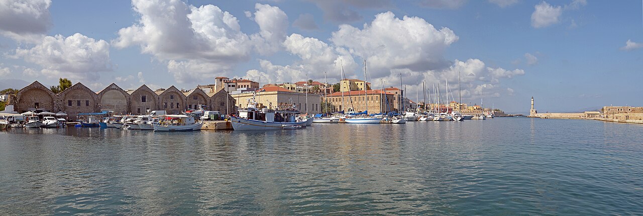 Chania Old Town Crete — visit by rental car from Heraklion